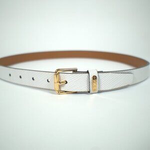 ralph lauren white belt